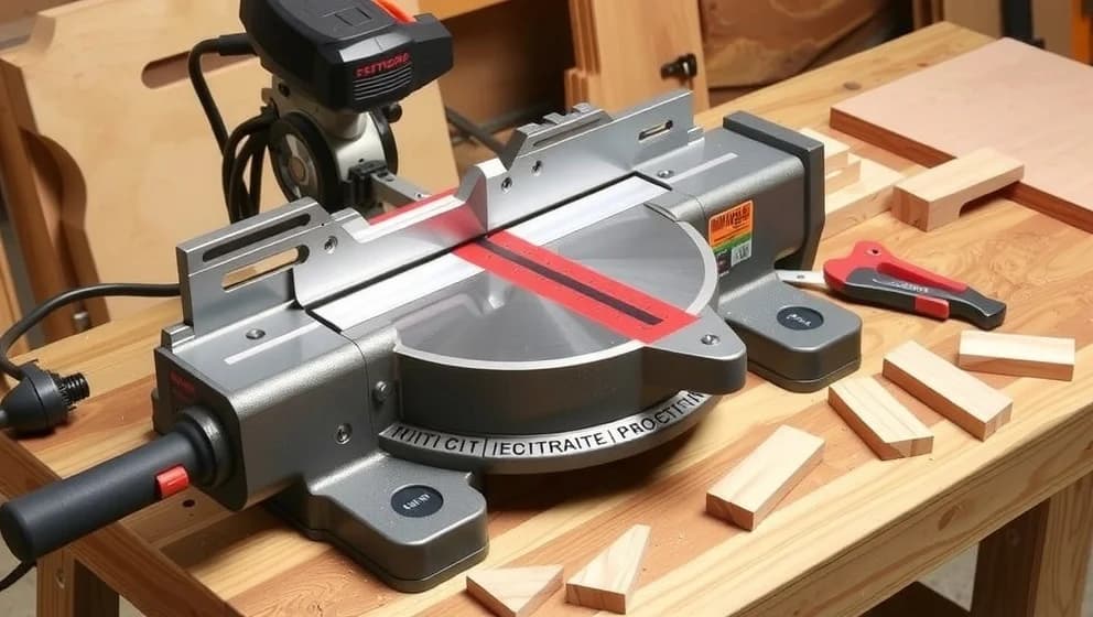 Kap och gersåg med bord